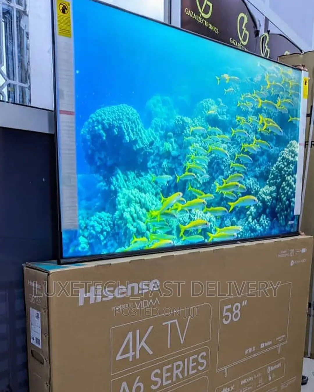 Hisense 58" Smart Uhd Tv Frameless