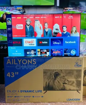 AILYONS Smart Full HD Tv With ANDROID 9.0 OS43 Inch