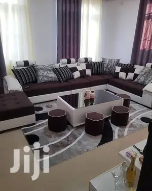 Classic L-SHAPE DESIGN (7seat+Coffee Table And Ottomans)