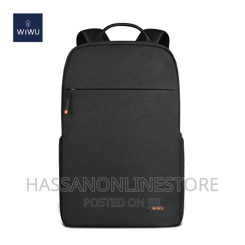 Wiwu Pilot Black 15.6' Laptop Traveling Backpack - Black