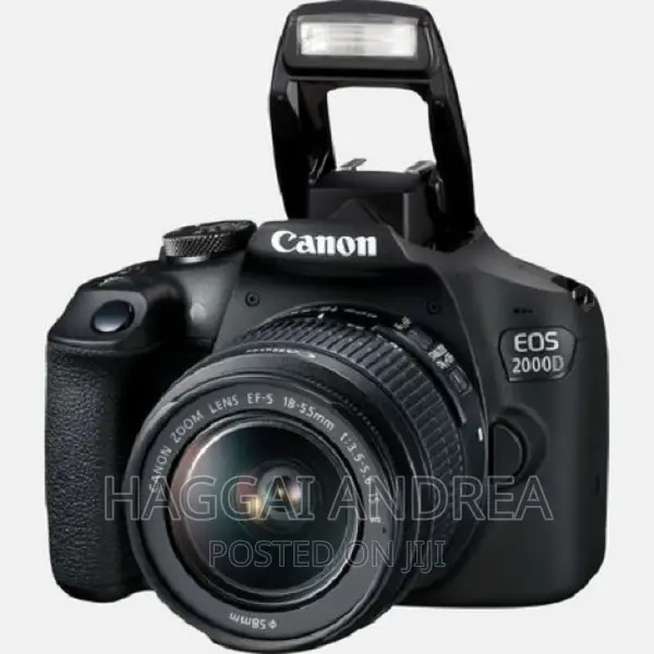 Canon EOS 2000D DSLR Camera With EF-S 18-55 Mm F/3.5-5.6 IS