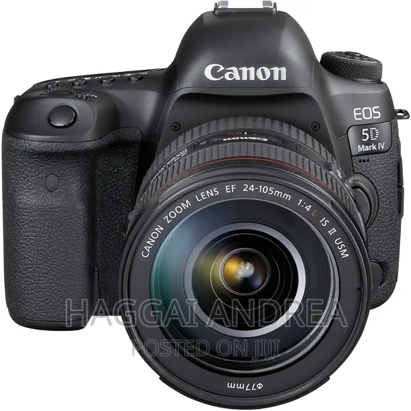 Canon EOS 5D Mark IV DSLR Camera With 24-105mm F/4l II Lens