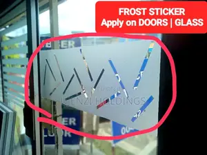 DOOR BRANDING- Frost and Tint Film