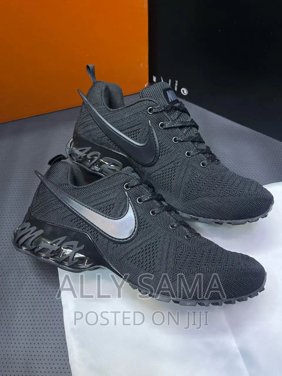 New Desgn Nike Air Max Black Full Original