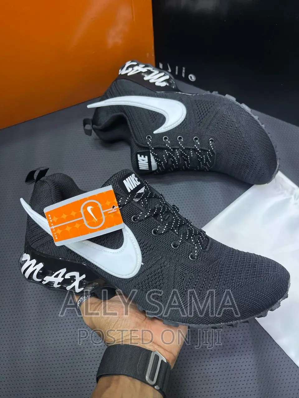 New Desgn Nike Air Max Black White