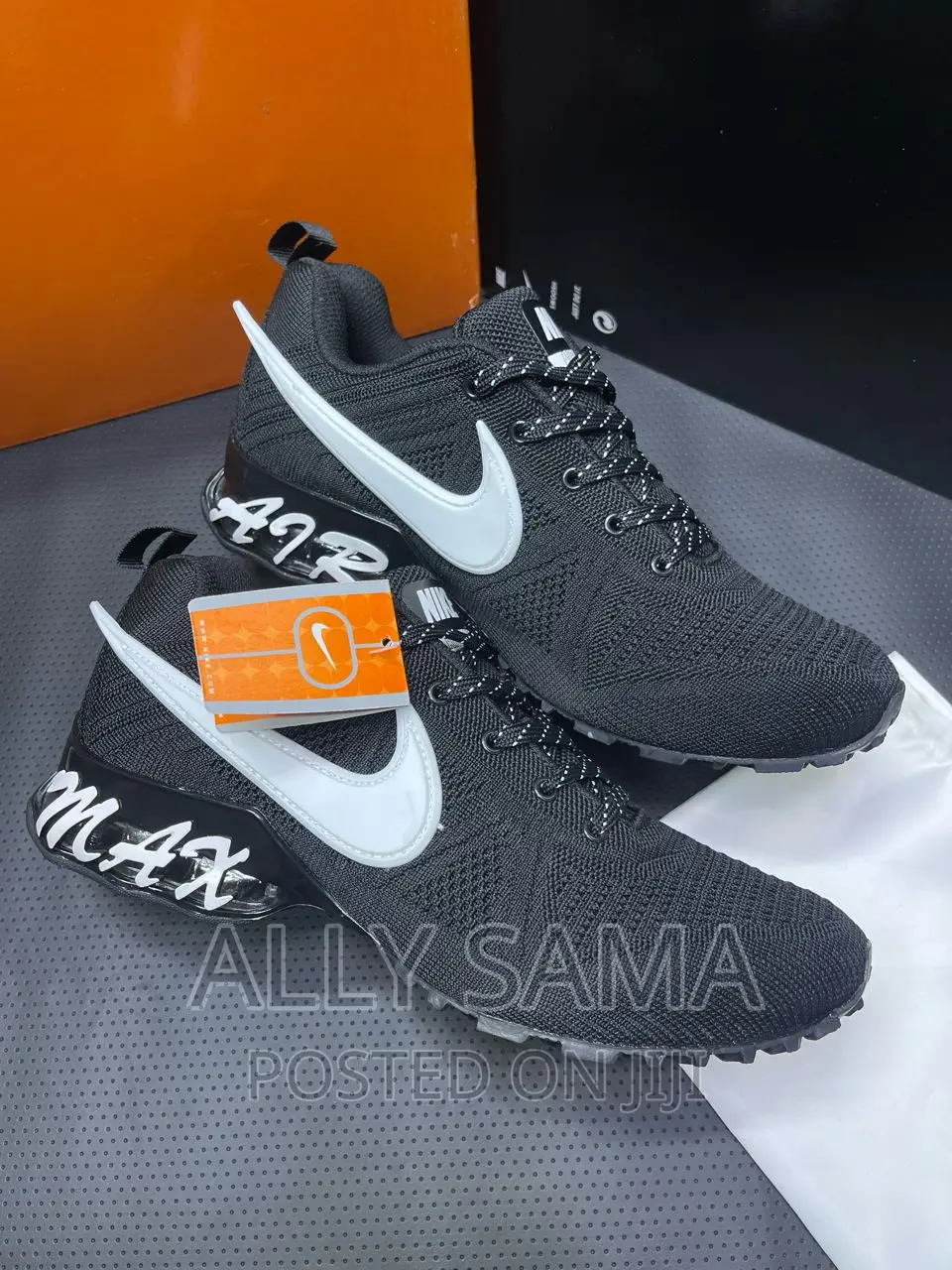 New Desgn Nike Air Max Black White