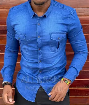 Mens Shirt Material Jeans