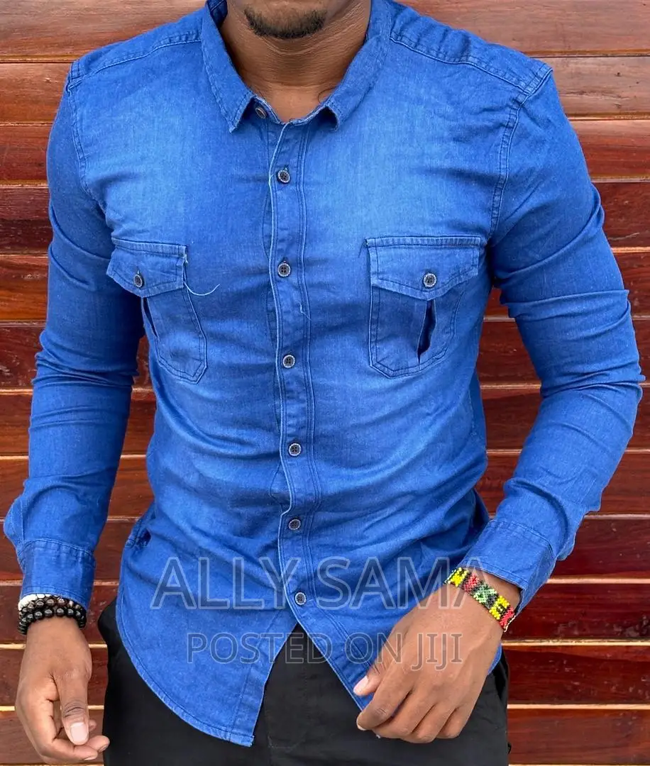 Mens Shirt Material Jeans