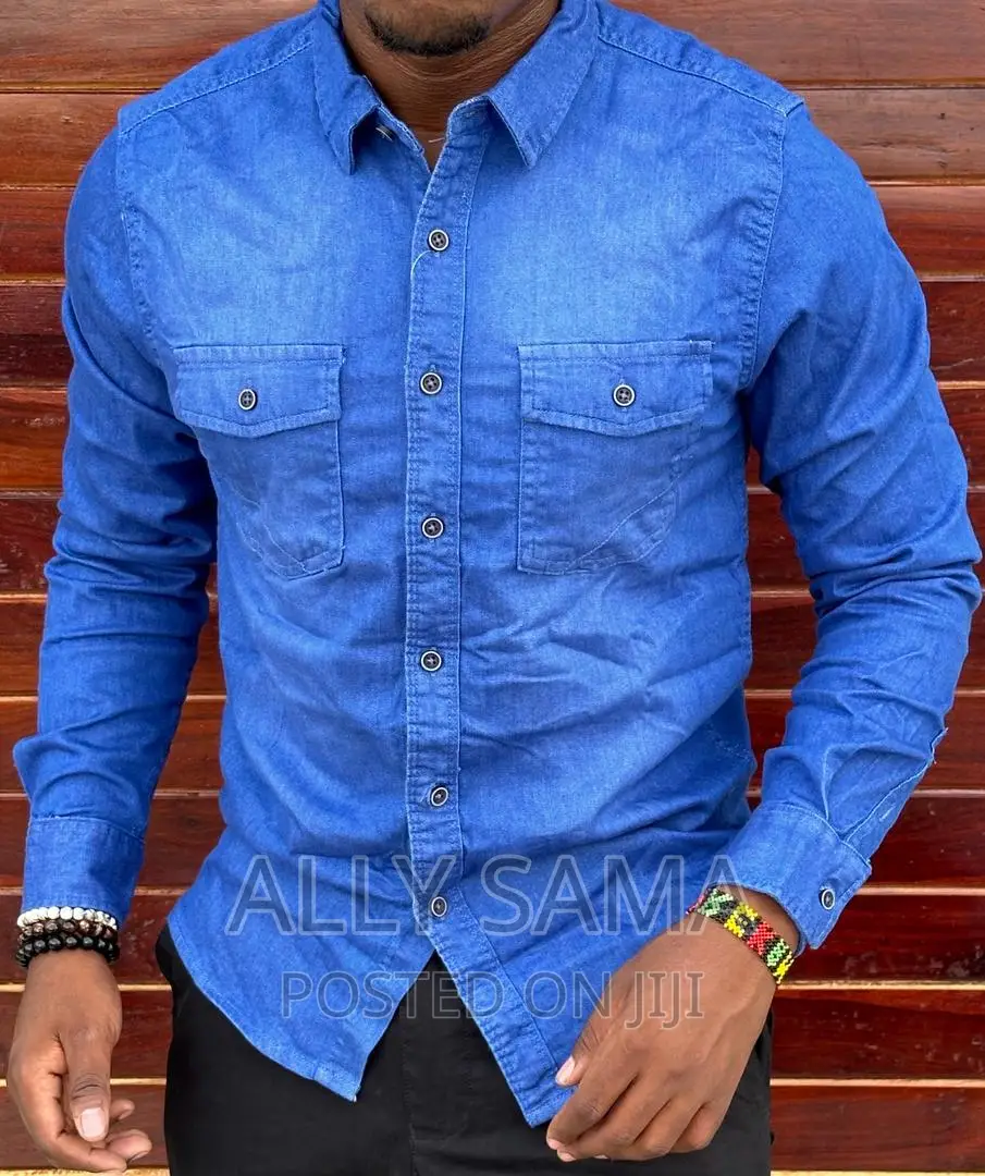 Mens Shirt Material Jeans