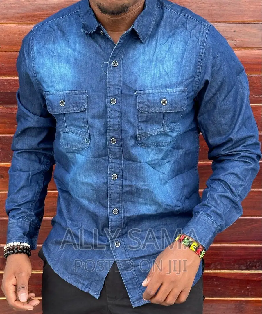 Mens Shirt Material Jeans