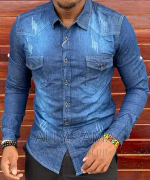 Mens Shirt Material Jeans