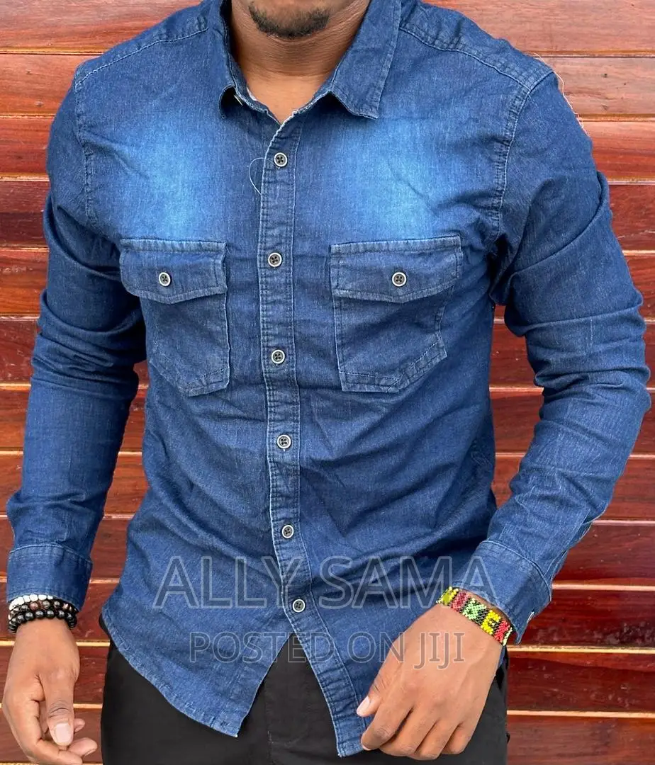 Mens Shirt Material Jeans