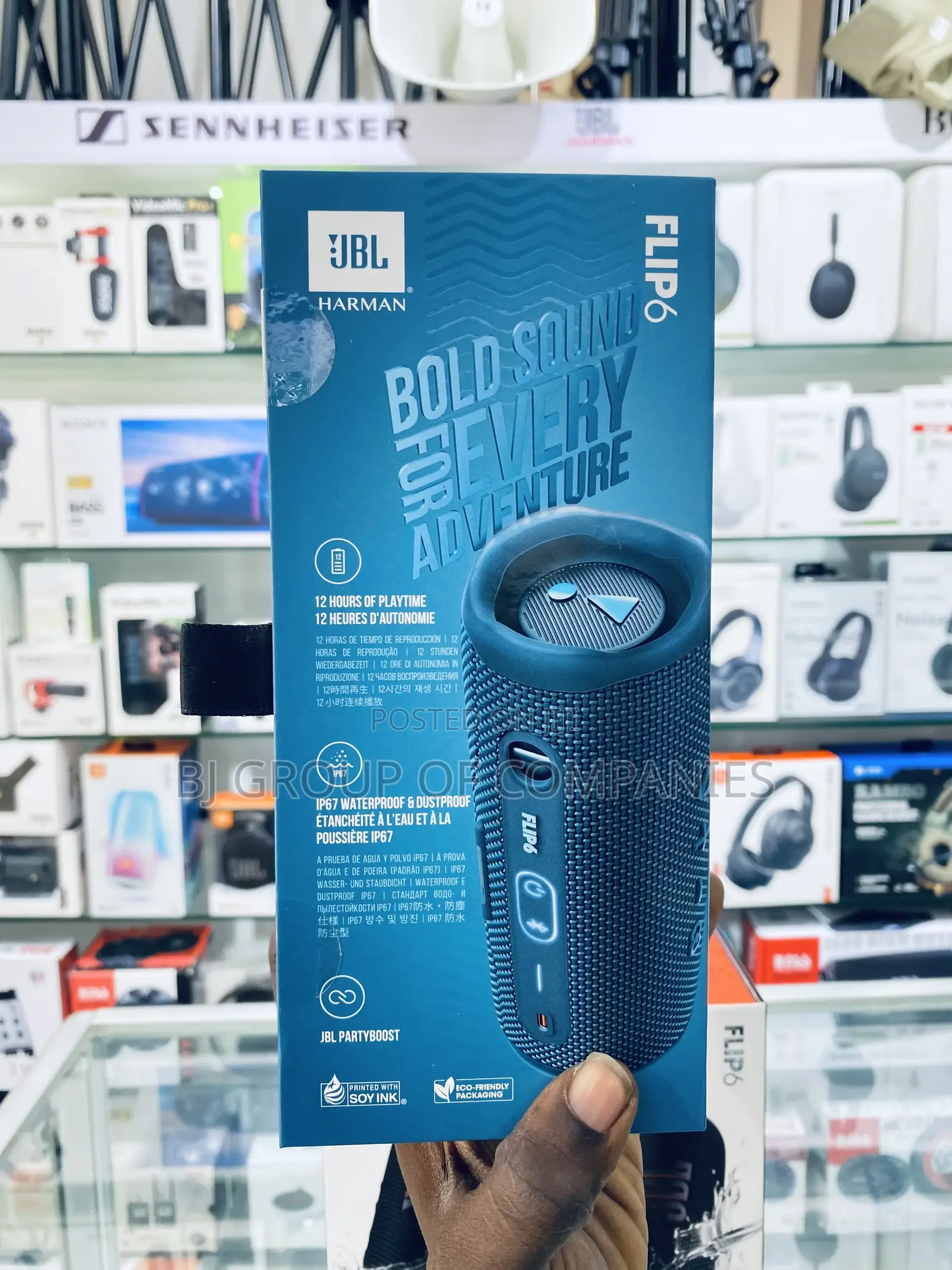 JBL Flip 6 Portable Waterproof Bluetooth Speaker