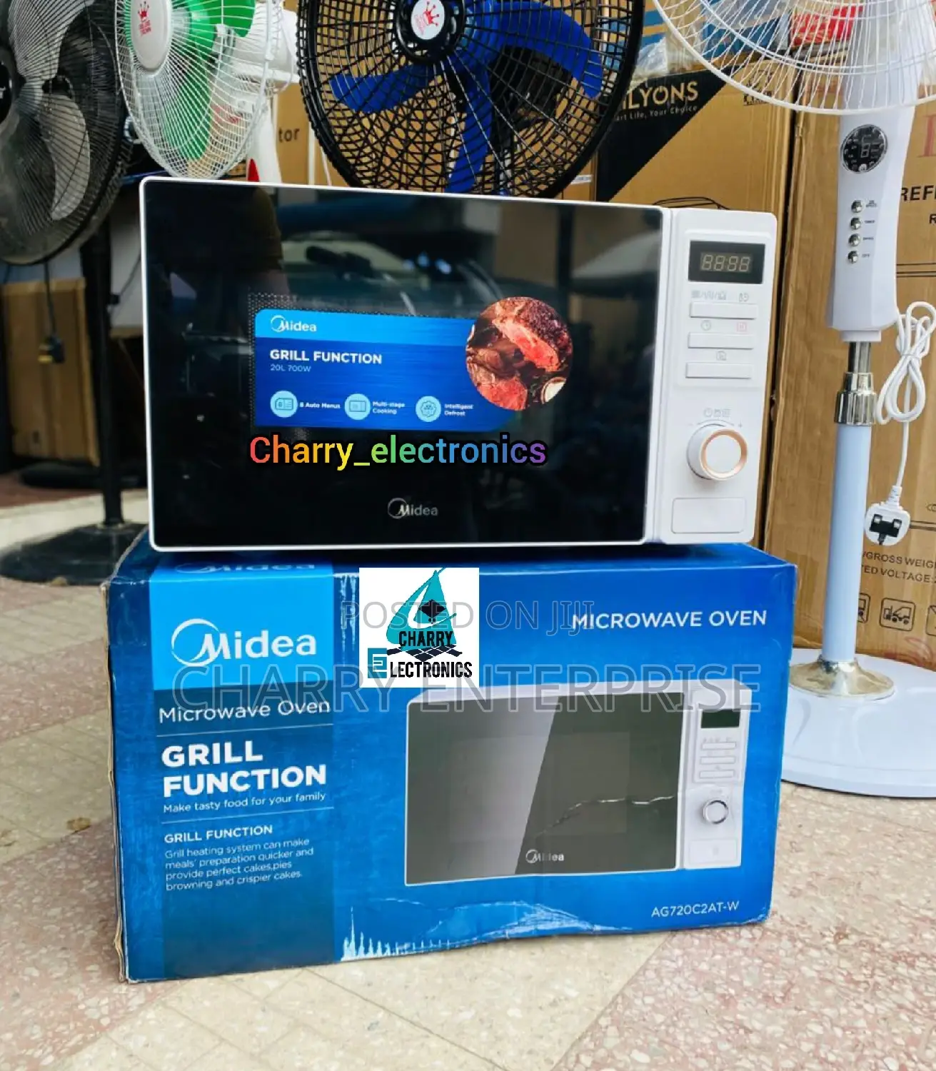 MIDEA Digital Microwave Oven With Grill Function 20L