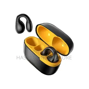 Porodo Soundtec Air Conduction TWS Earbuds - Black / Yellow