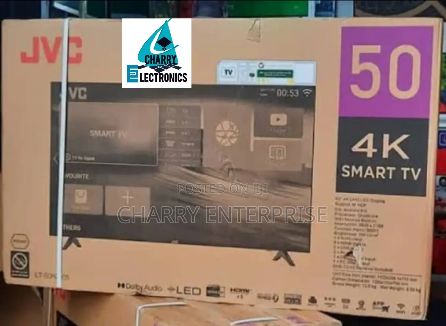 ORIGINAL JVC BRAND Smart Android ( )50 Inch
Wi-Fi
