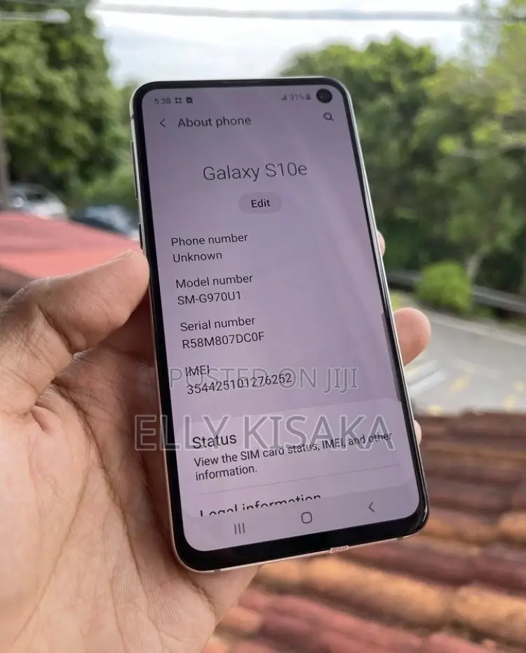 Samsung Galaxy S10e 128 GB White