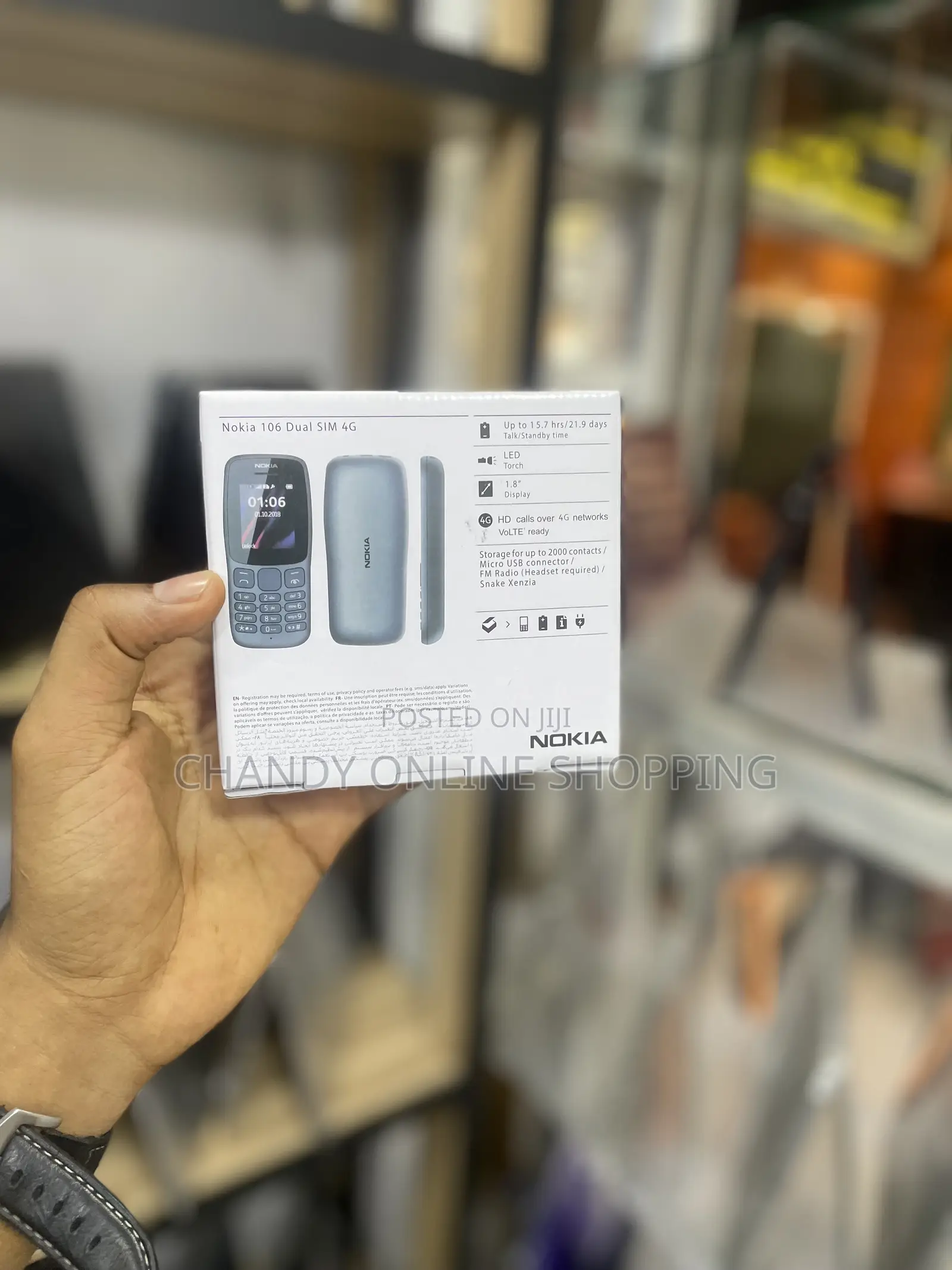 New Nokia 106 Black
