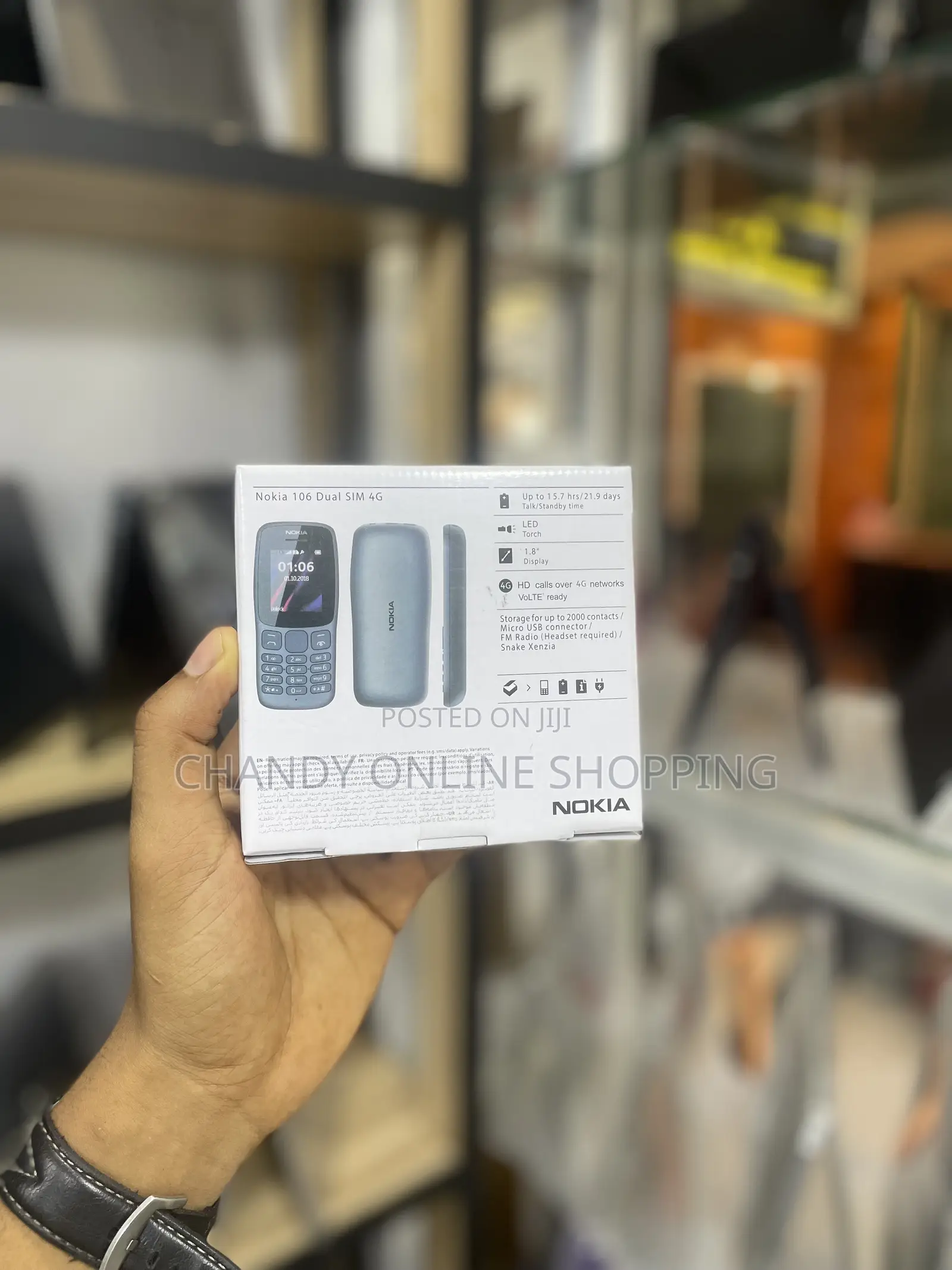 New Nokia 106 Black