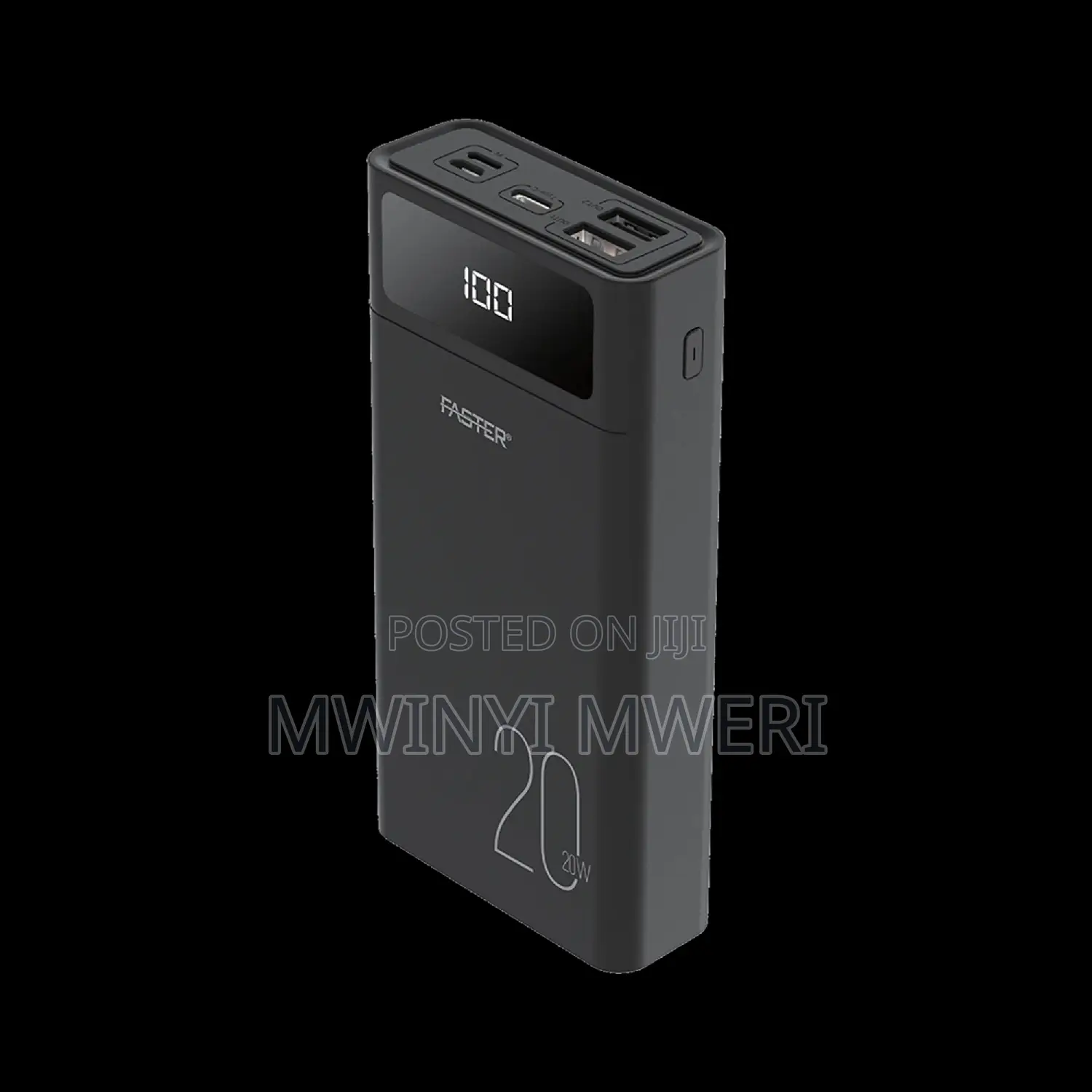 FASTER S20 Qualcomm Quick Charge 3.0 Power Bank 20000 Mah