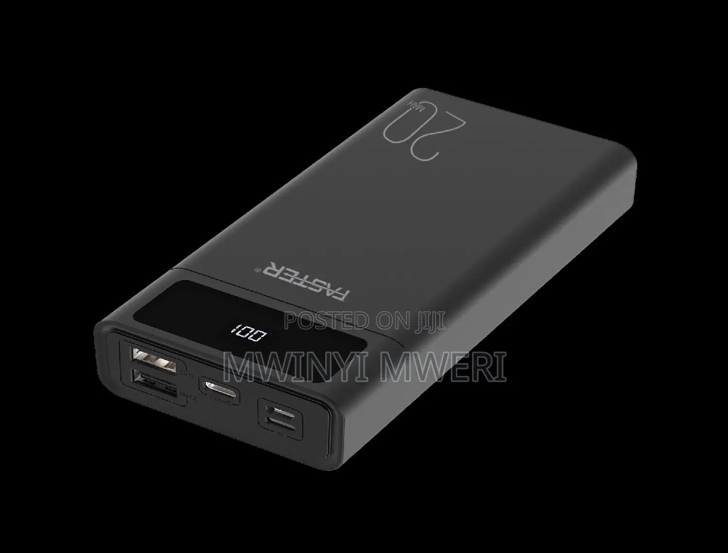 FASTER S20 Qualcomm Quick Charge 3.0 Power Bank 20000 Mah