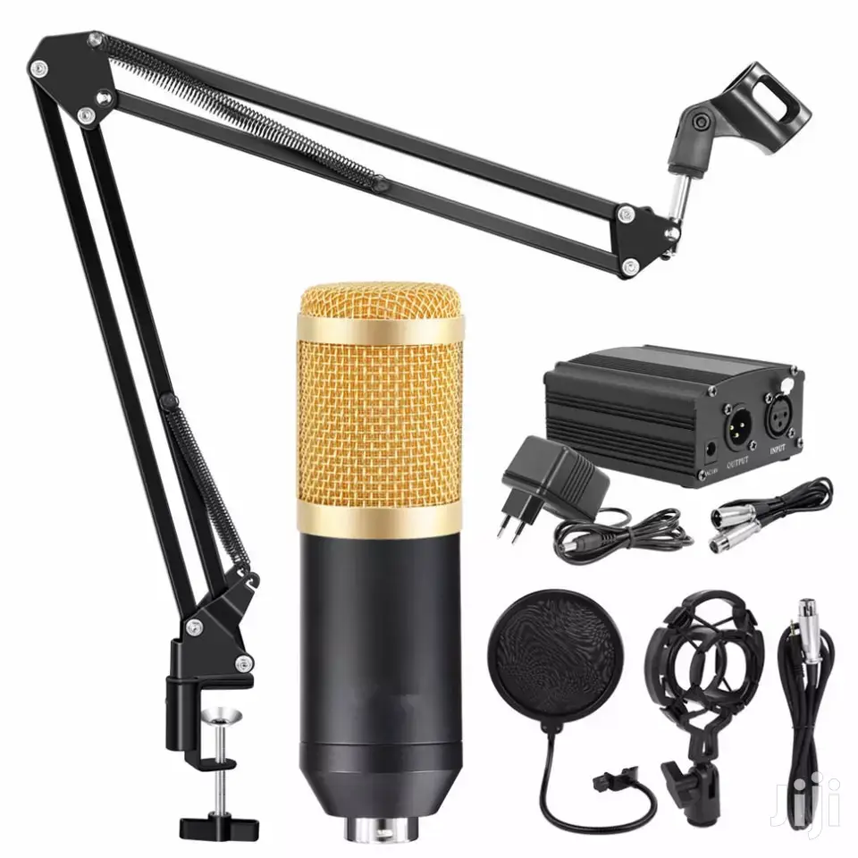 High Quality BM800 Condenser Microphone With Audio Phantom