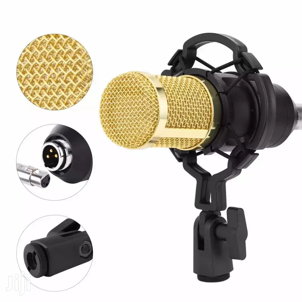 High Quality BM800 Condenser Microphone With Audio Phantom