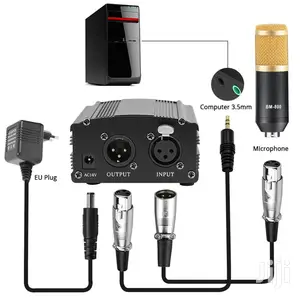 High Quality BM800 Condenser Microphone With Audio Phantom