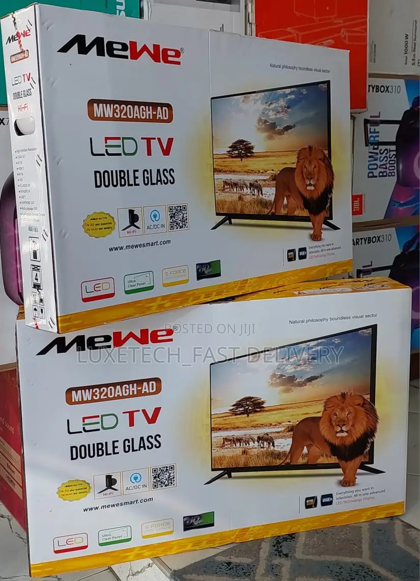 Mewe 32 Inches LED TV Double Glass Full HD Quality