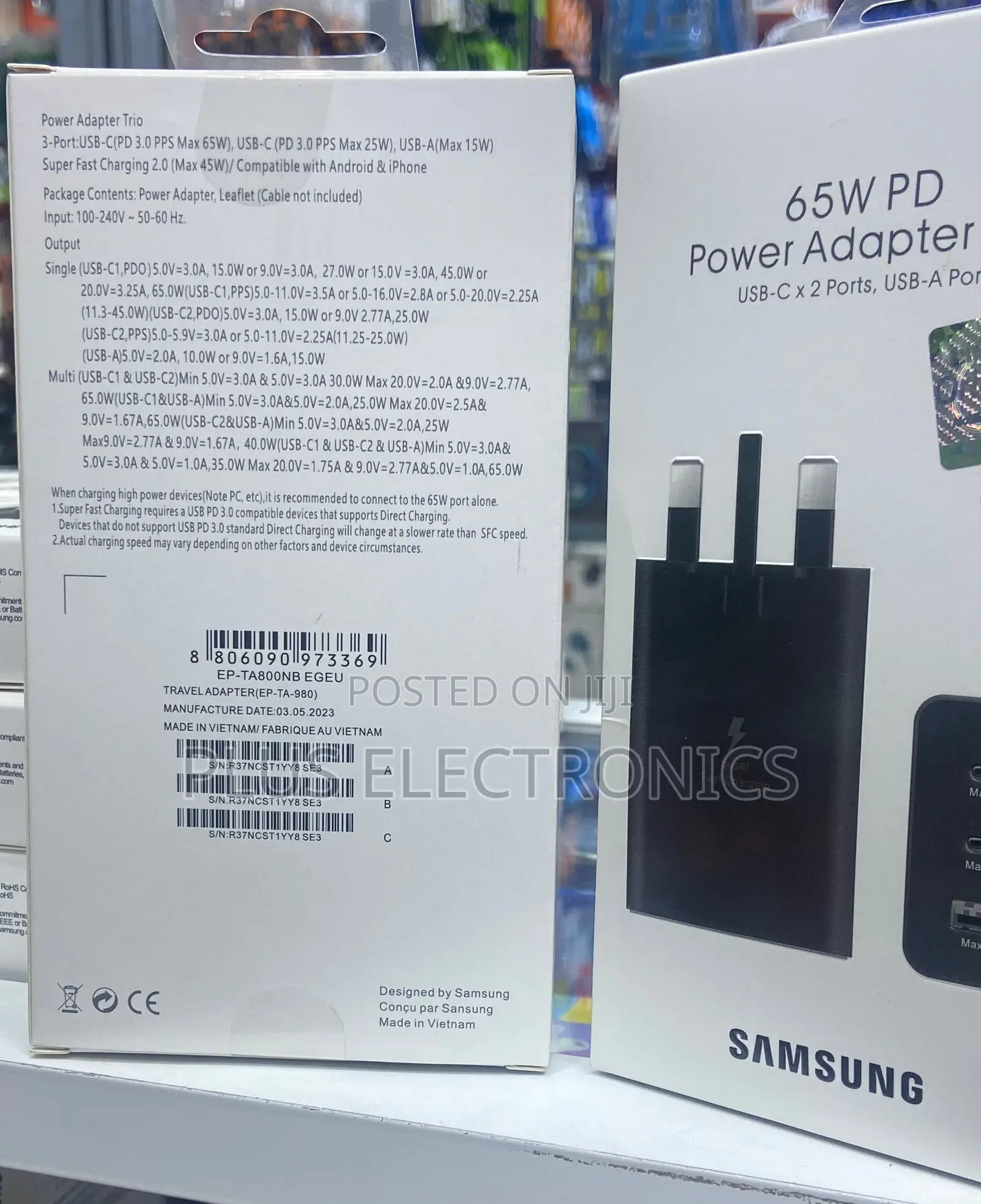 65W Samsung Power Adapter