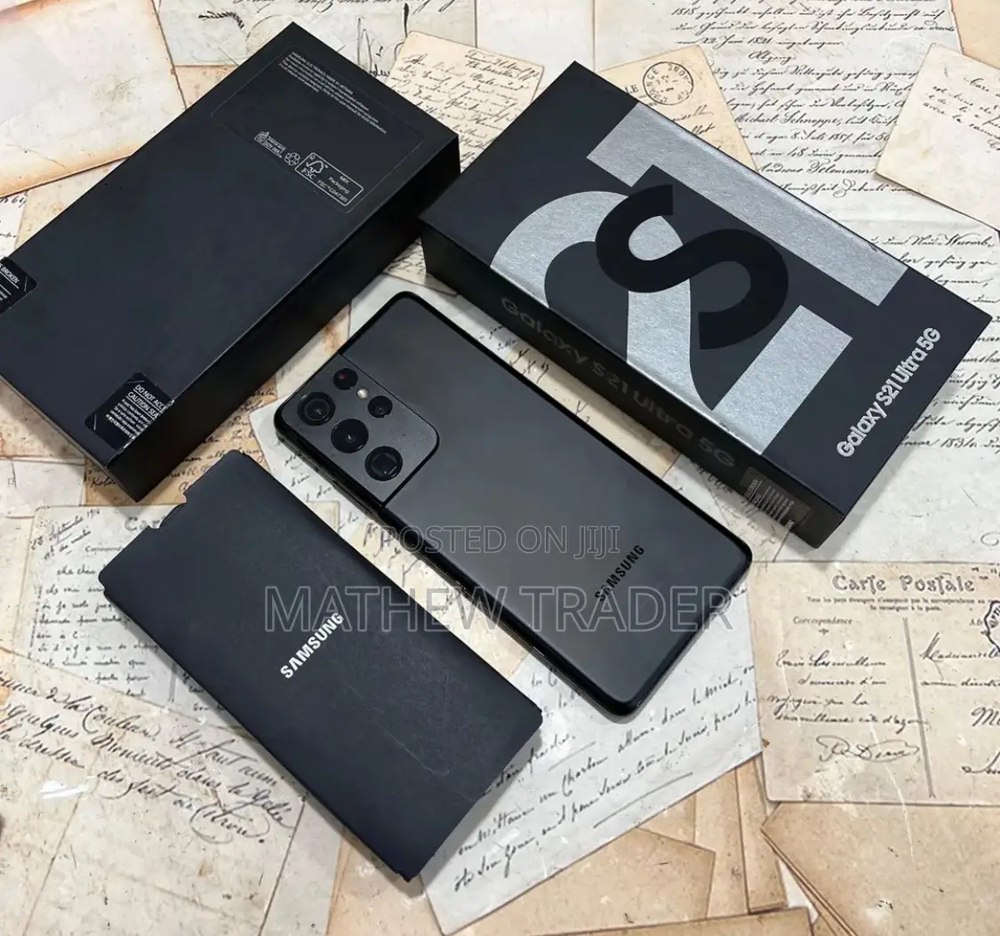 New Samsung Galaxy S21 Ultra 5G 128 GB Black