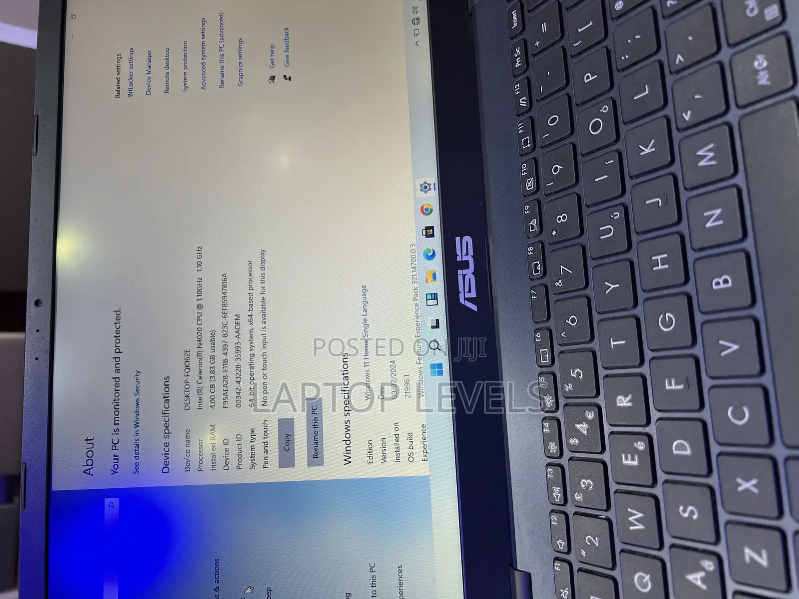 Laptop Asus E406SA 4GB Intel SSD 128GB