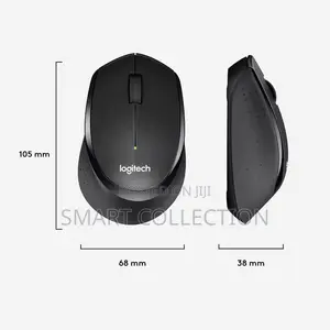 Logitech M330 Silent Plus Wireless Mouse, 2.4ghz