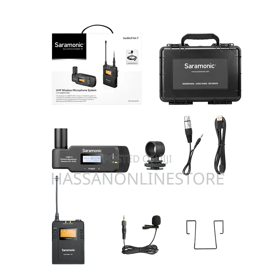 Saramonic Uwmic9 Kit7 Uhf Wireless Microphone System