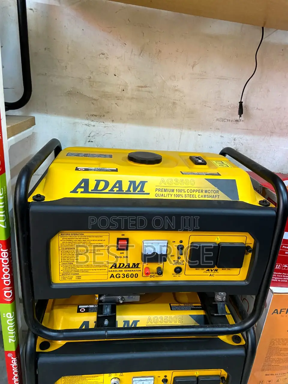Adam Quality Generator 3kva
