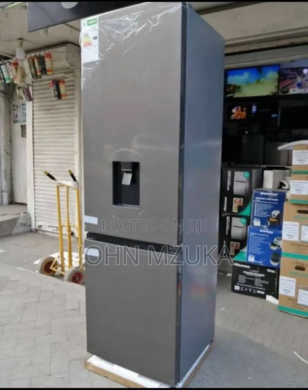 Hisense Refrigerator,H370 Bi-Wd Liter 270 ,With Dispenser
