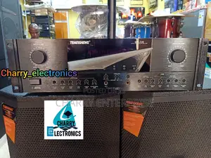  TEMEISHENG 2 Speakers ,Amplifier ,Mic With Stands Package