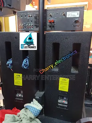  TEMEISHENG 2 Speakers ,Amplifier ,Mic With Stands Package