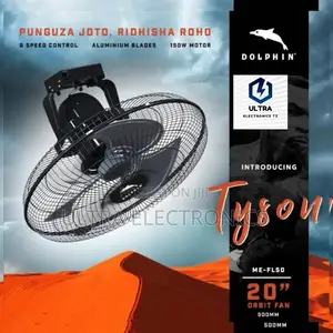 DOLPHIN  Orbit Fan With 20 Inches and Aluminum Blades