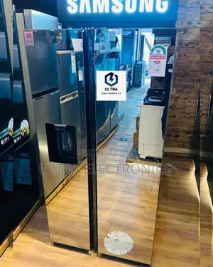 Original BLACK SAMSUNG Fridge RS 24 With Mirror and 635L