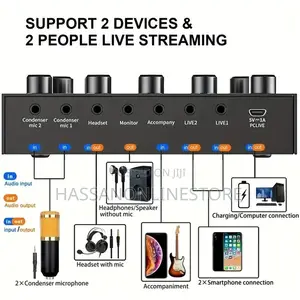 Home Studio Recording Kit Podcast Mixer Equipment