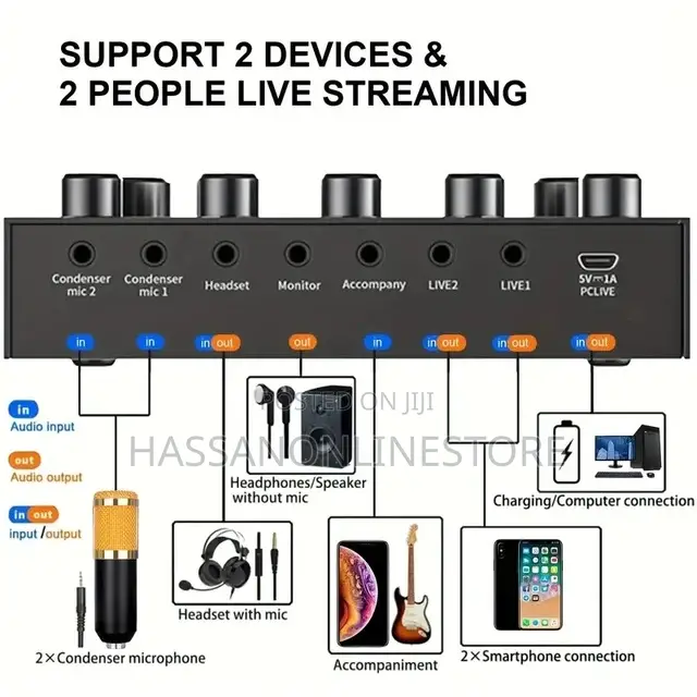Home Studio Recording Kit Podcast Mixer Equipment