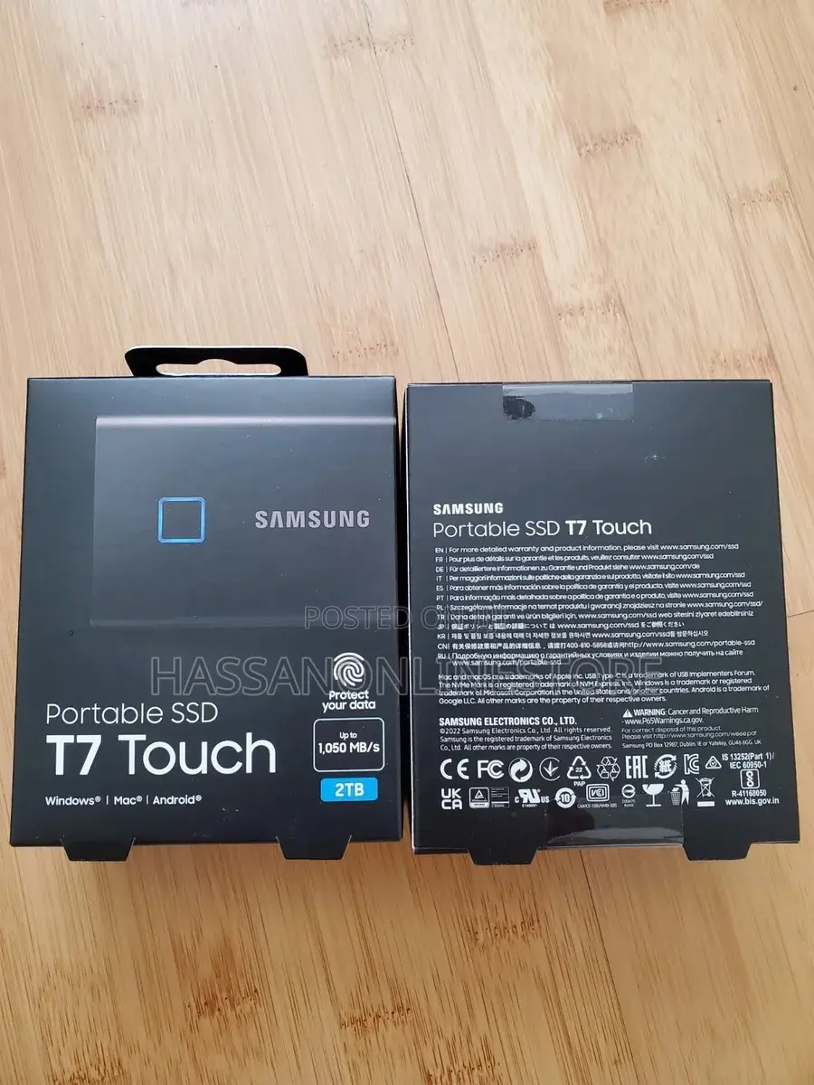 Samsung 2tb T7 Touch Portable SSD