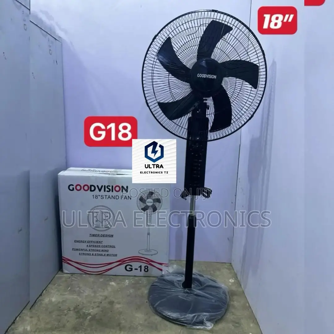 GOODVISION Stand Fan With 18 Inches and Timer Design