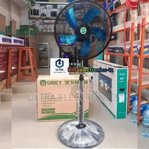 UBEY Stand Fan With 18 Inches and Quiet Motor
