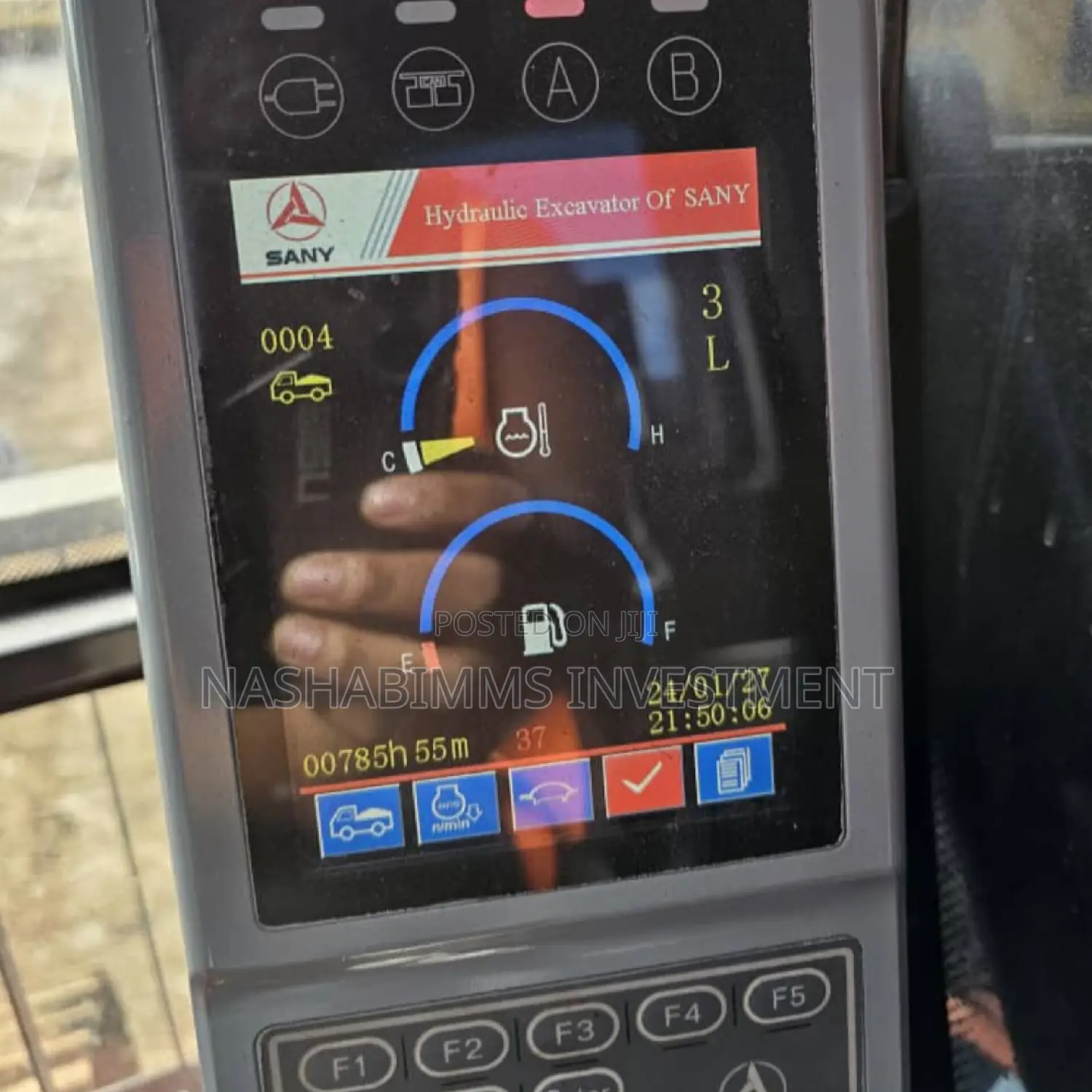 Sany Heavy Duty Excavator Reg # EFQ
