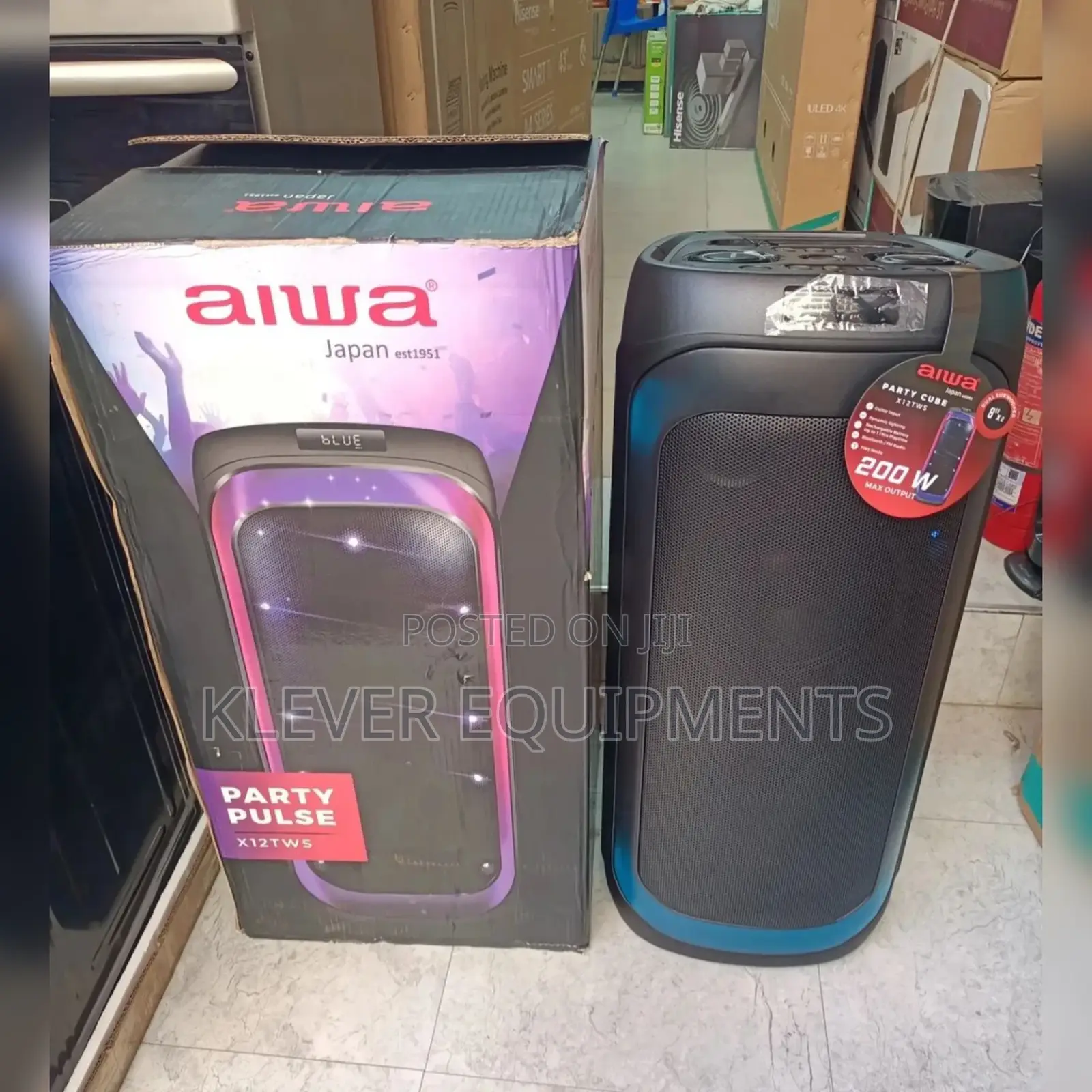 Aiwa Party Speaker 200watts X-12tws