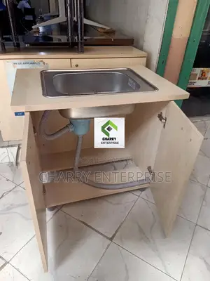 High Quality OFFICE OR KITCHEN SINK With a Tap and Cabinet