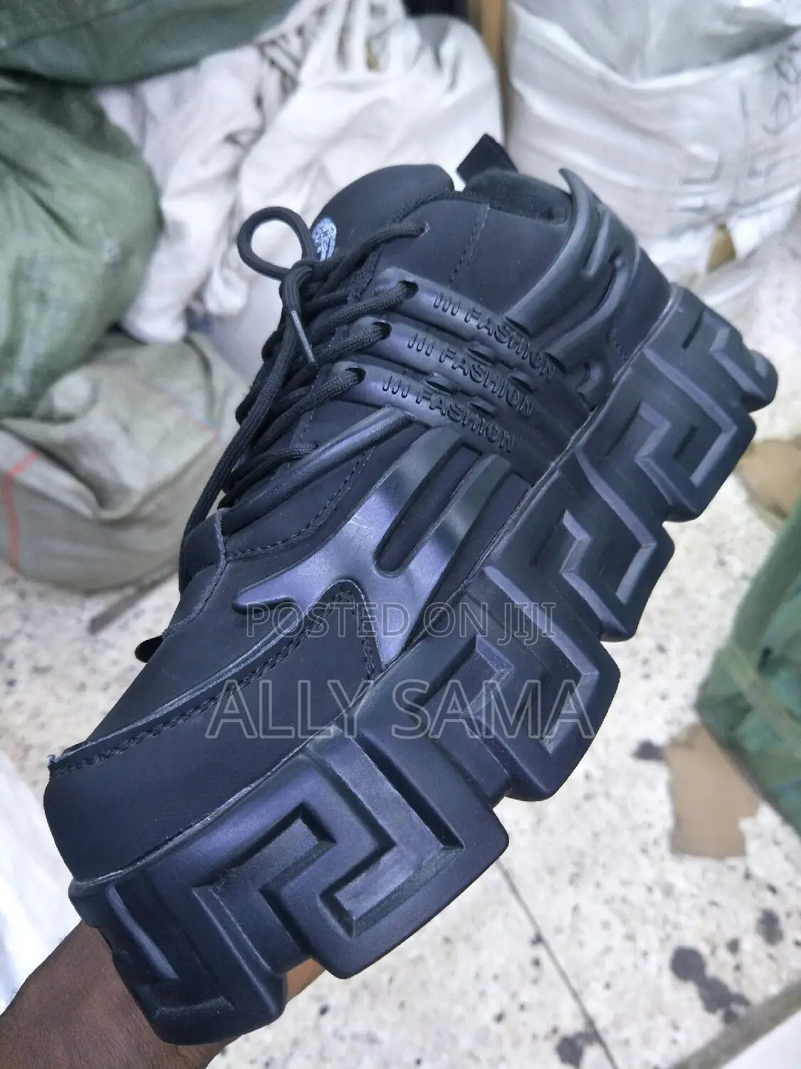 Mens Sneakers VERSACE Black Full