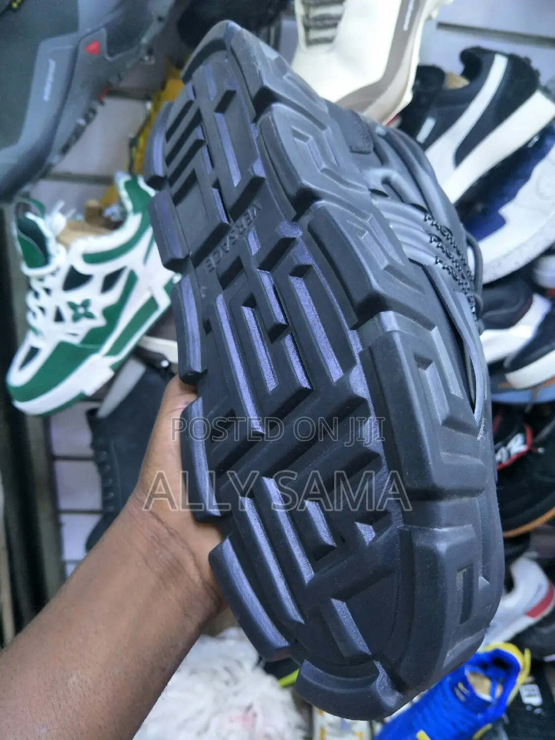 Mens Sneakers VERSACE Black Full